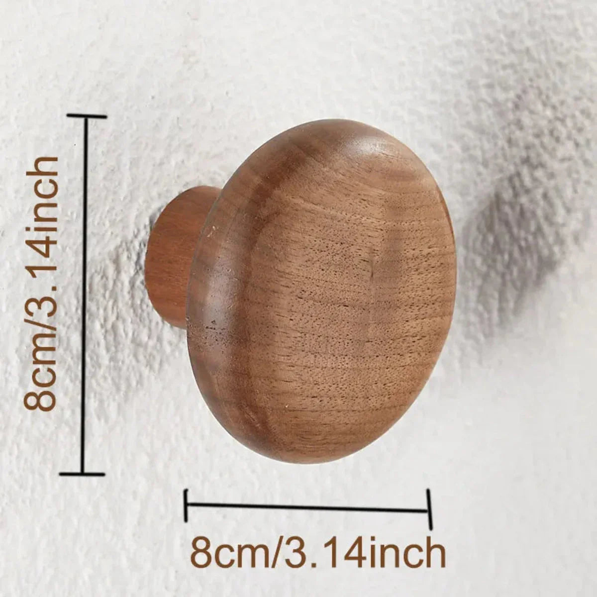 Kapstok - WoodCraft - Walnoothout Design - Ruimtebesparend Opbergen