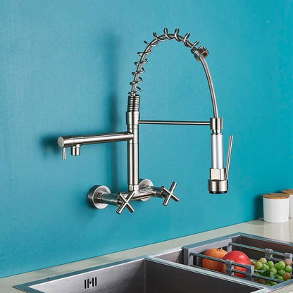 Keuken Kraan - AquaFlow - Hoge Druk - Dubbele Sproeiers