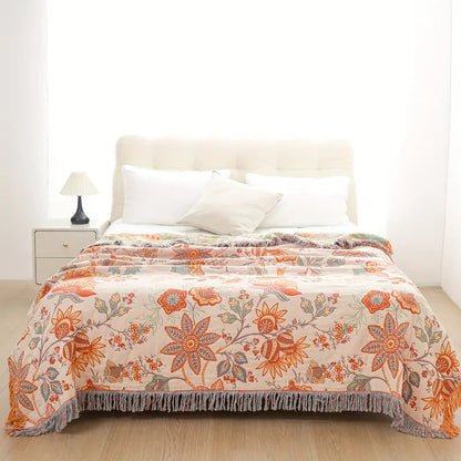 Dekens - CozyNest - Bloemen Design - Zachte Comfort