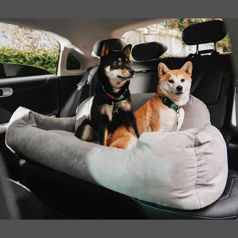 Luxe Honden Autobed - CozyRide - Pluche Comfort - Veilige Ontwerp