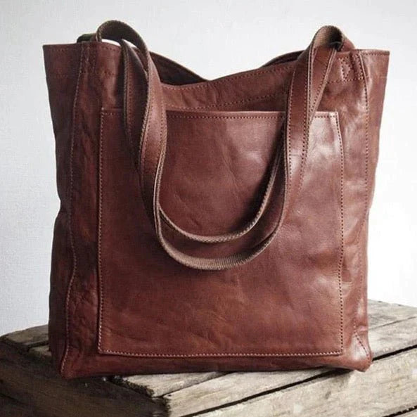 Leren Schoudertas - LuxeBag - Klassiek Ontwerp - Premium Kwaliteit