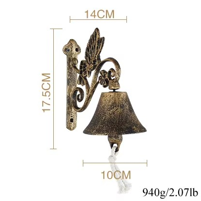 Deurbel - VintageBell - Gietijzer - Elegante Design