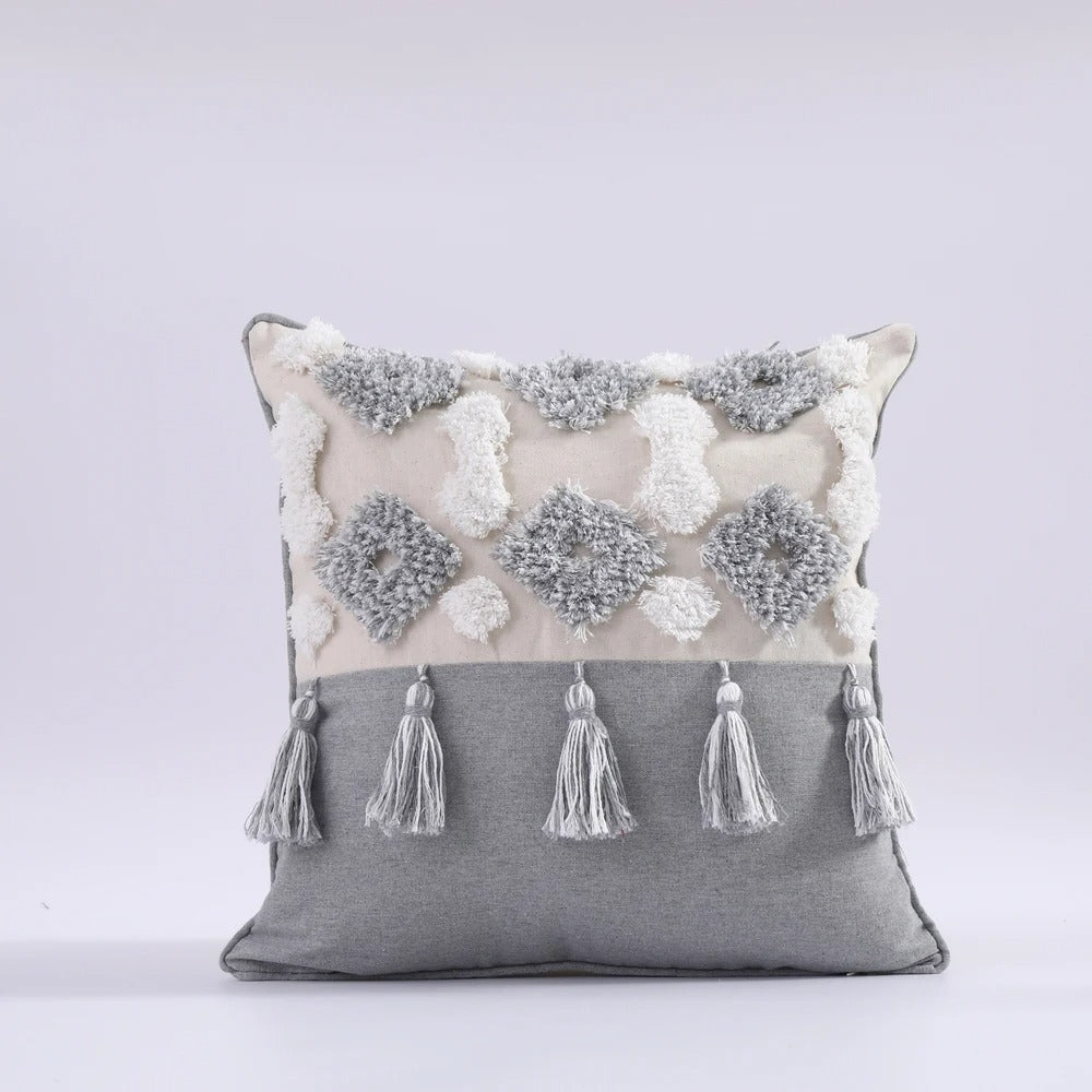 Decoratieve Kussenhoes - VivaHome - Boho Tufted - Marokkaanse Flair