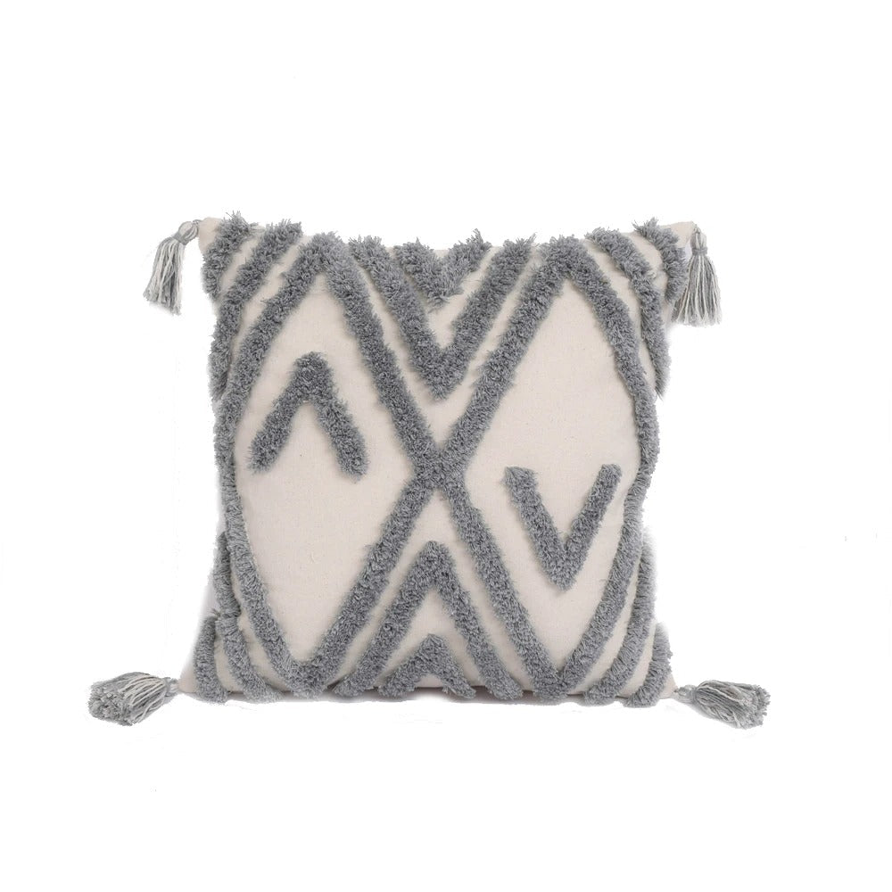 Decoratieve Kussenhoes - VivaHome - Boho Tufted - Marokkaanse Flair