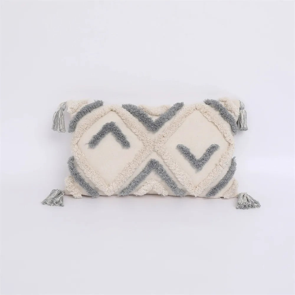 Decoratieve Kussenhoes - VivaHome - Boho Tufted - Marokkaanse Flair