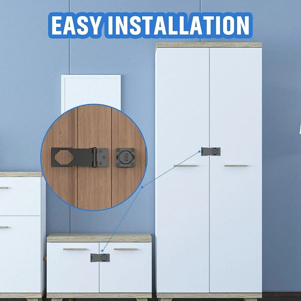 Sleutelloos Combinatieslot – Beveiliging zonder Sleutels voor Deuren, Kasten & Kluisjes