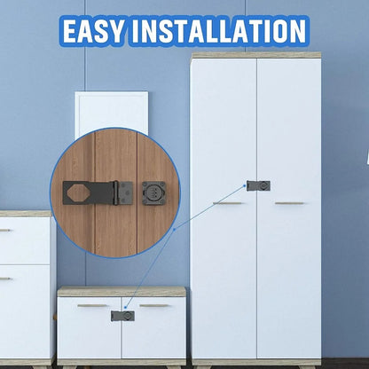 Sleutelloos Combinatieslot – Beveiliging zonder Sleutels voor Deuren, Kasten & Kluisjes