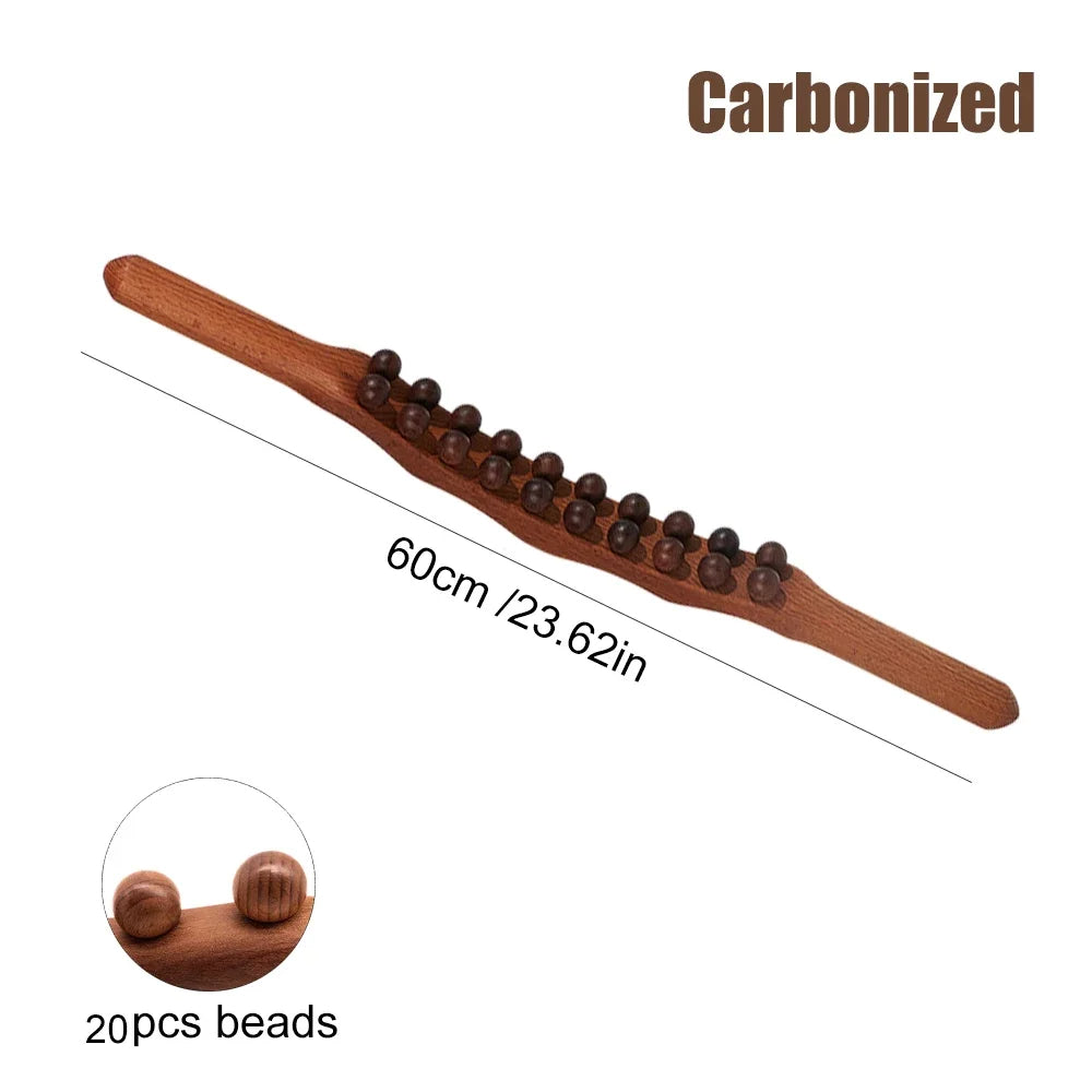Houten Gua Sha Stick - Relaxa - Rug Schouder Massage - Vet Verbrand Tool