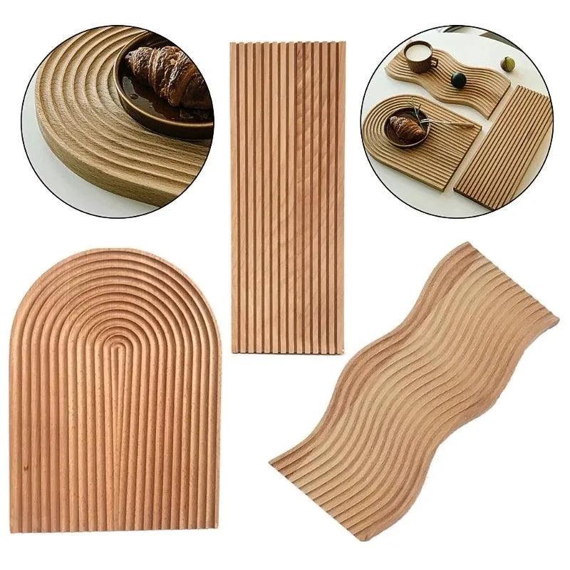 Houten Dienblad - DecorWood - Moderne Platter - Stijlvol Keukengerei