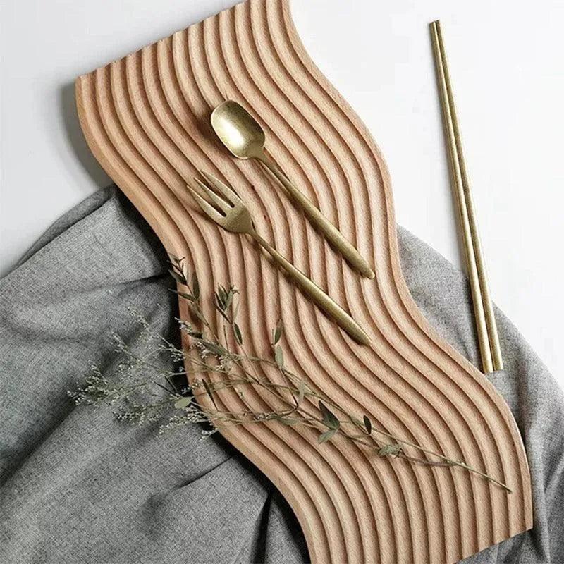 Houten Dienblad - DecorWood - Moderne Platter - Stijlvol Keukengerei