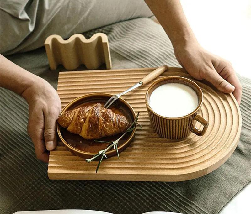 Houten Dienblad - DecorWood - Moderne Platter - Stijlvol Keukengerei