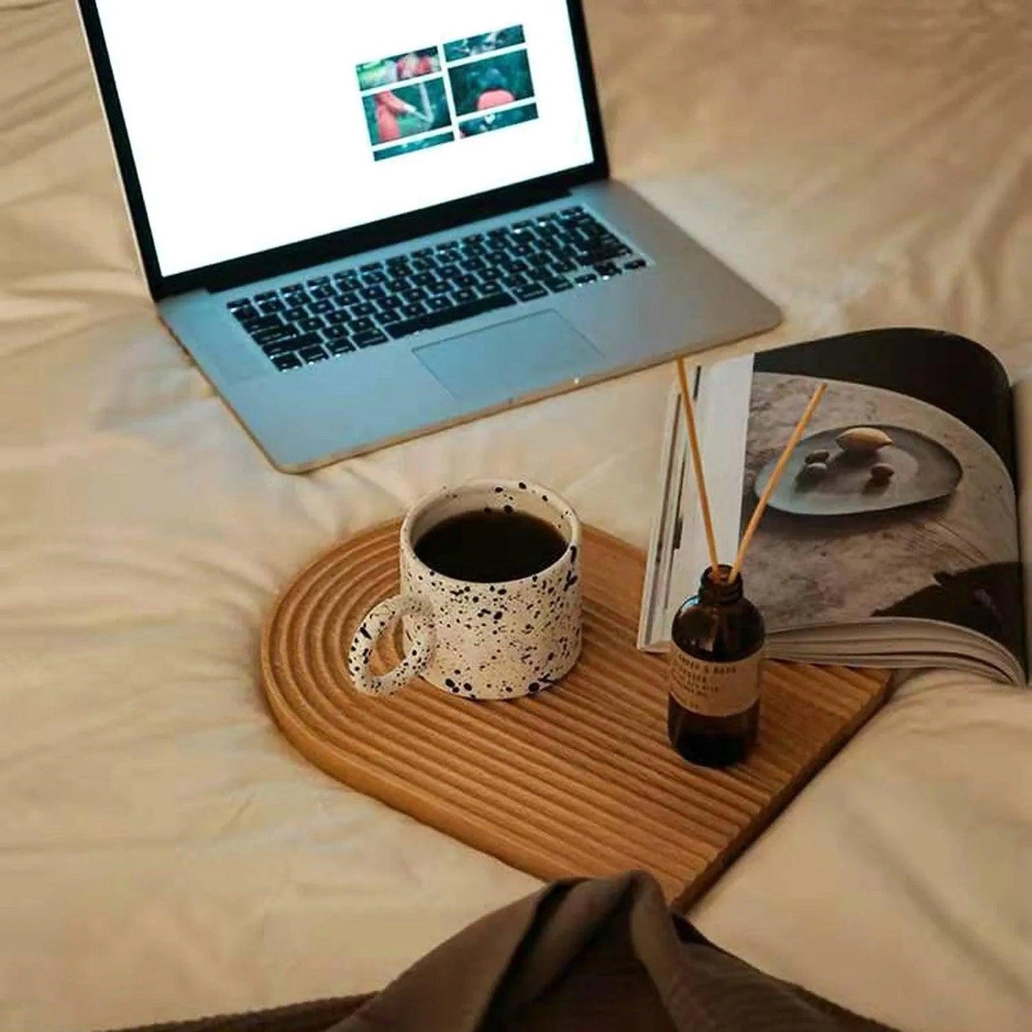 Houten Dienblad - DecorWood - Moderne Platter - Stijlvol Keukengerei