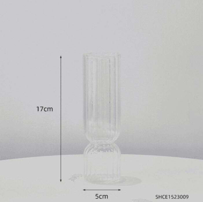 Glazen Vaas - NordicAura - Scandinavische Stijl - Elegante Ontwerp