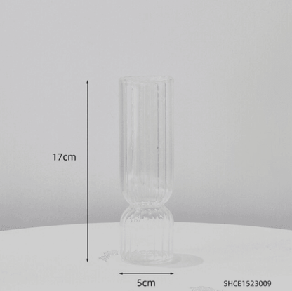 Glazen Vaas - NordicAura - Scandinavische Stijl - Elegante Ontwerp
