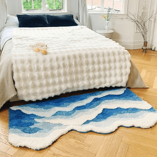 Badmat - WaveSoft - Absorberend Stof - Ocean-Inspiratie Design