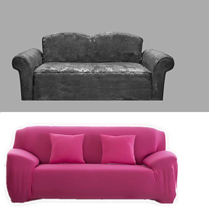 Bankhoes - SoftFit - Waterafstotend - Rekbare Stof