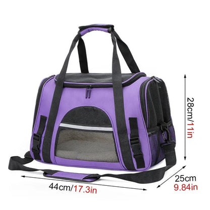 Dieren draagtas - TravelMate - Ademend gaas - Vouwbaar ontwerp