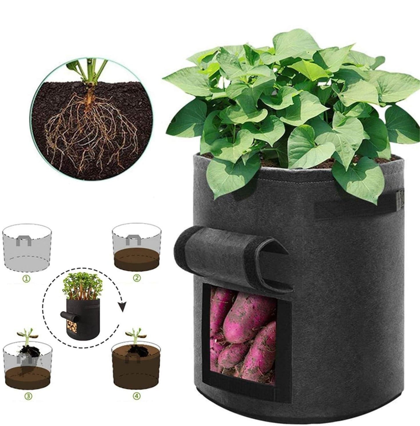 Aardappel Groeizaak - GrowMax - Makkelijk Planten - Duurzaam Ontwerp