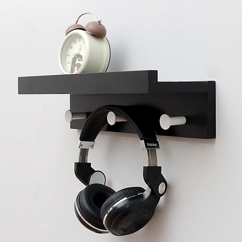 Wandplank - StoreMax - Kapstok Haken - Wandgemonteerde Rek