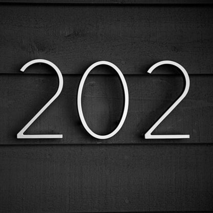 Huisnummers - SilverLine - Modern Design - Duurzaam Materiaal