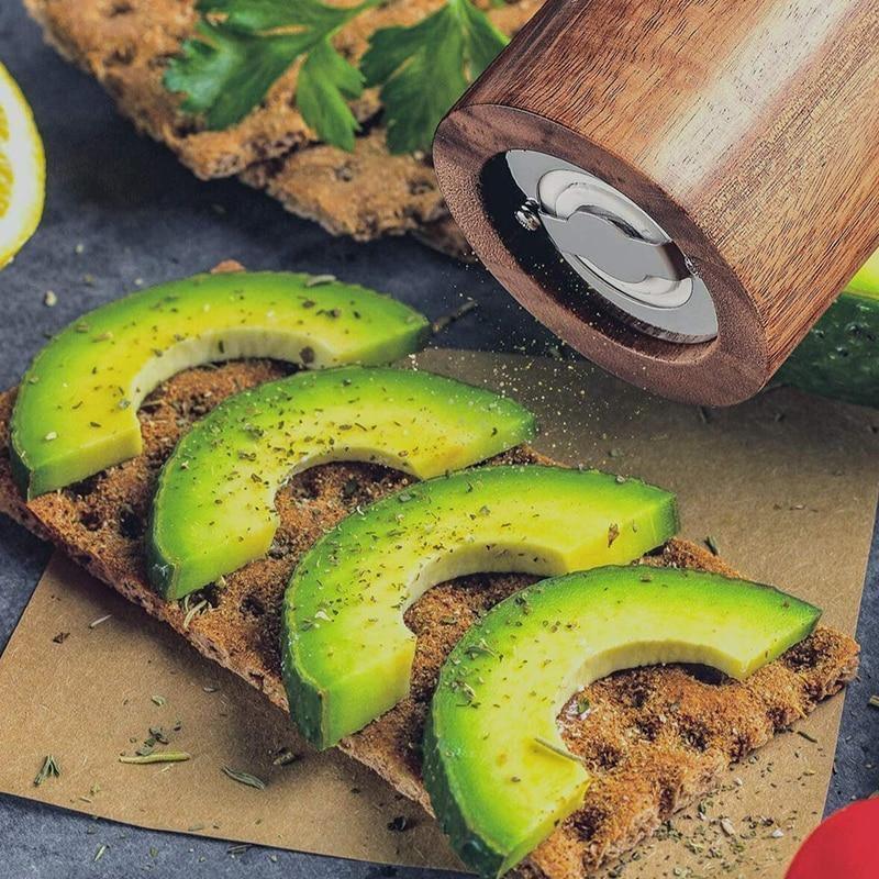 Zout- en pepermolen - SpiceLoom - Verstelbare maalgraad - Elegante houten afwerking