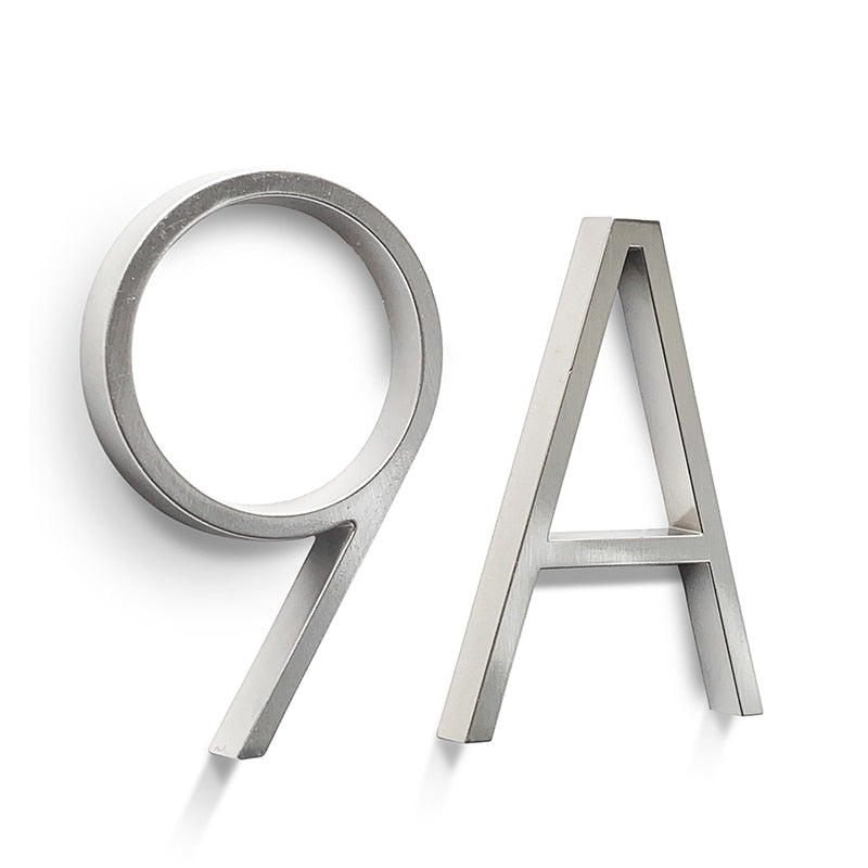 Huisnummers - SilverLine - Modern Design - Duurzaam Materiaal
