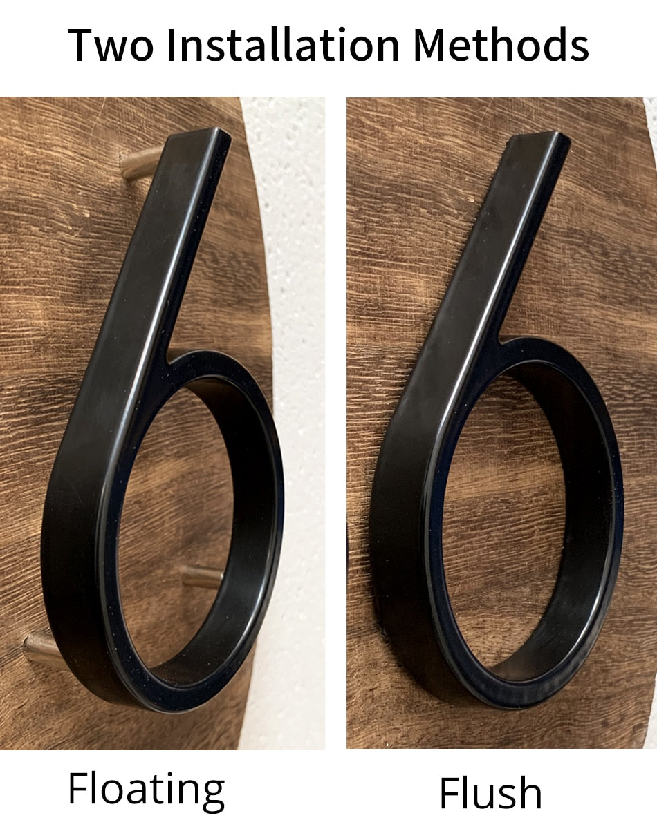 Huisnummers - Numera - Modern Ontwerp - Duurzaam Materiaal