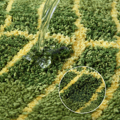 Badmat - LeafLux - Tropisch Design - Antislip Zacht