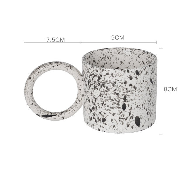 Porseleinen Mok - Luminoir - Grote Handgreep - Elegant Ontwerp     4o mini