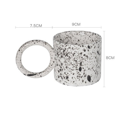 Porseleinen Mok - Luminoir - Grote Handgreep - Elegant Ontwerp     4o mini