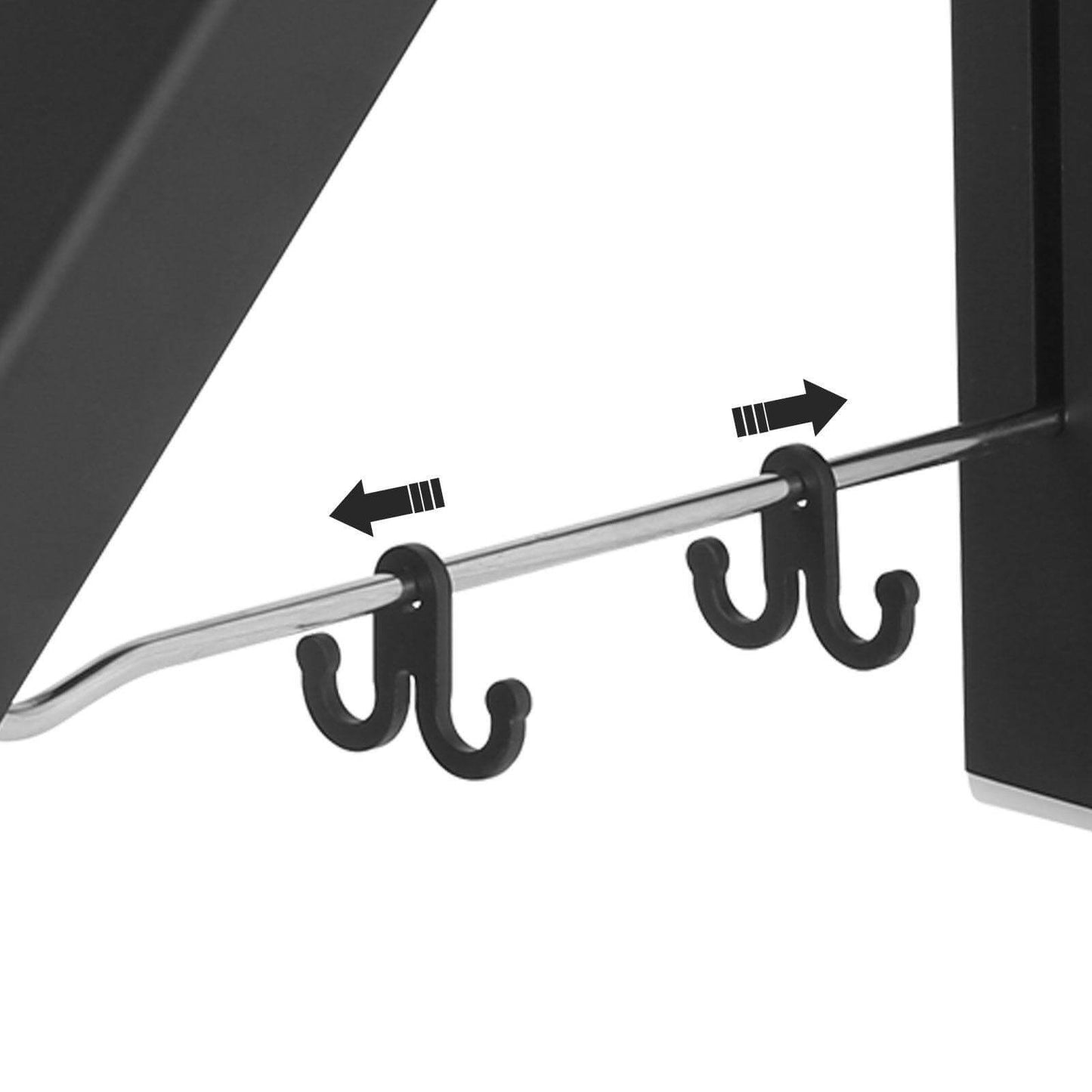 Kledingrek - SpaceSaver - Muurbevestiging - Vouwfunctie