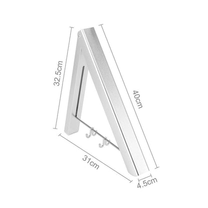Kledingrek - SpaceSaver - Muurbevestiging - Vouwfunctie