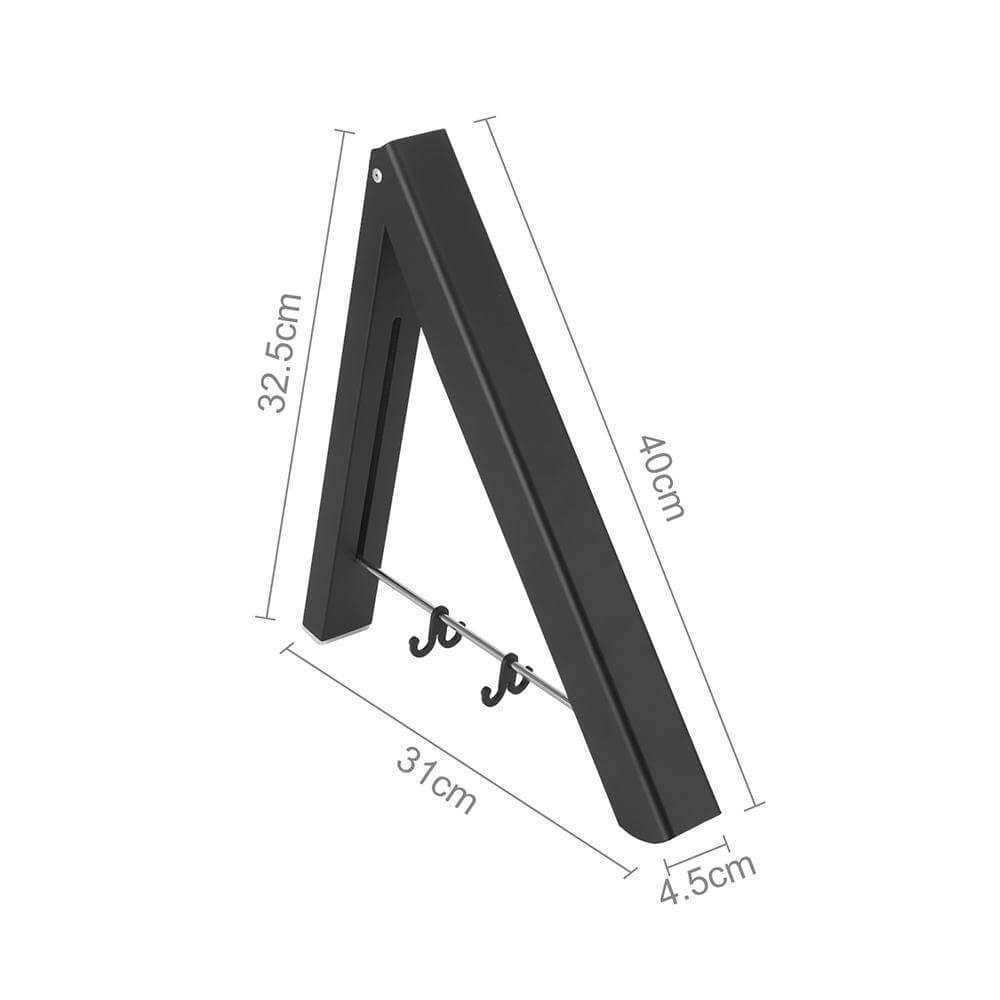 Kledingrek - SpaceSaver - Muurbevestiging - Vouwfunctie