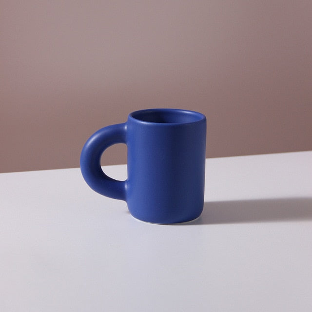 Keramische Mok - PureCup - Geometrisch Ontwerp - Elegante Woondecoratie