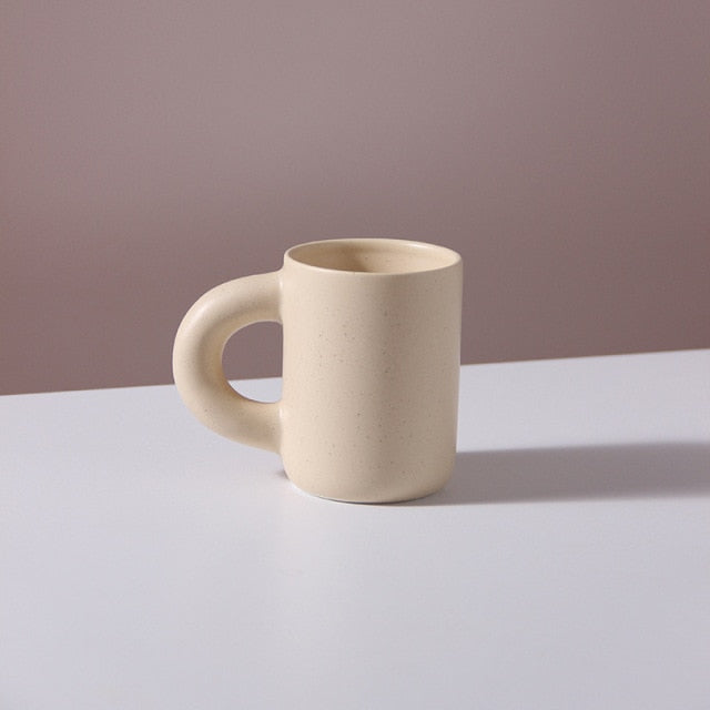 Keramische Mok - PureCup - Geometrisch Ontwerp - Elegante Woondecoratie