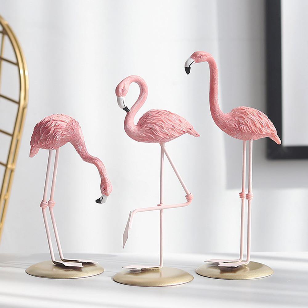 Beeldjes - TropiCharm - Exotisch Design - Flamingo Decor