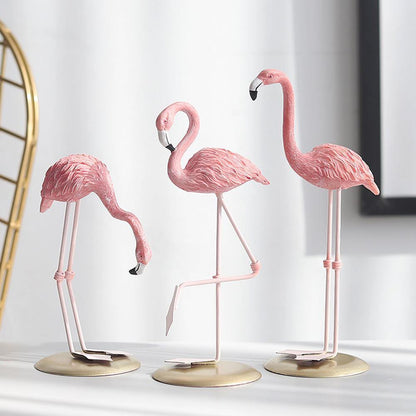 Beeldjes - TropiCharm - Exotisch Design - Flamingo Decor