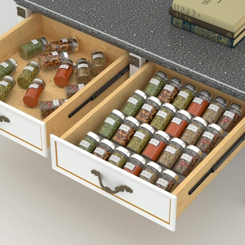 Specerij Organizer - KitchenMax - Verstelbare Rek - Lade Opslag
