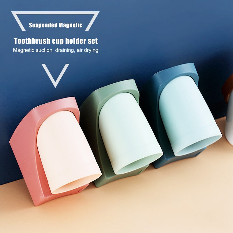 Bekerhouder - GripMax - Magnetische Bevestiging - Badkamer Organizer
