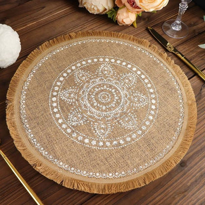 Placemat - BohoChic - Jute Materiaal - Stijlvolle Eetdecoratie