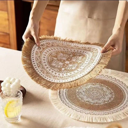 Placemat - BohoChic - Jute Materiaal - Stijlvolle Eetdecoratie