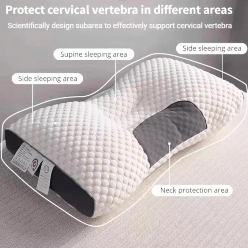 Cervicaal Kussen - SleepEase - Sojavezel Ondersteuning - Ademend Comfort