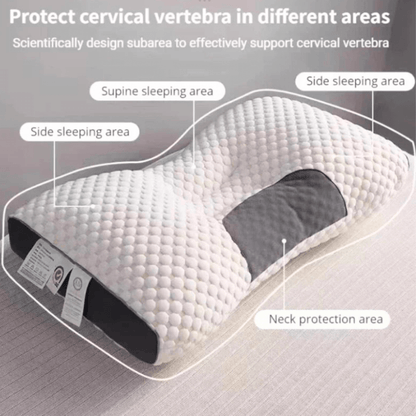 Cervicaal Kussen - SleepEase - Sojavezel Ondersteuning - Ademend Comfort