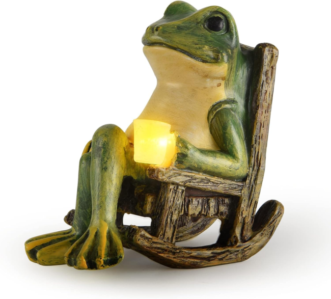 Tuindecoratie - GlowFrog - Zonne-energie Lamp - Buiten Decor