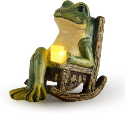 Tuindecoratie - GlowFrog - Zonne-energie Lamp - Buiten Decor