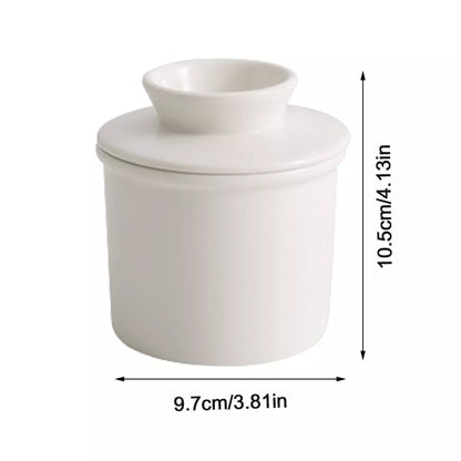 Boterpot - FreshKeep - Keramisch Design - Gesloten Deksel