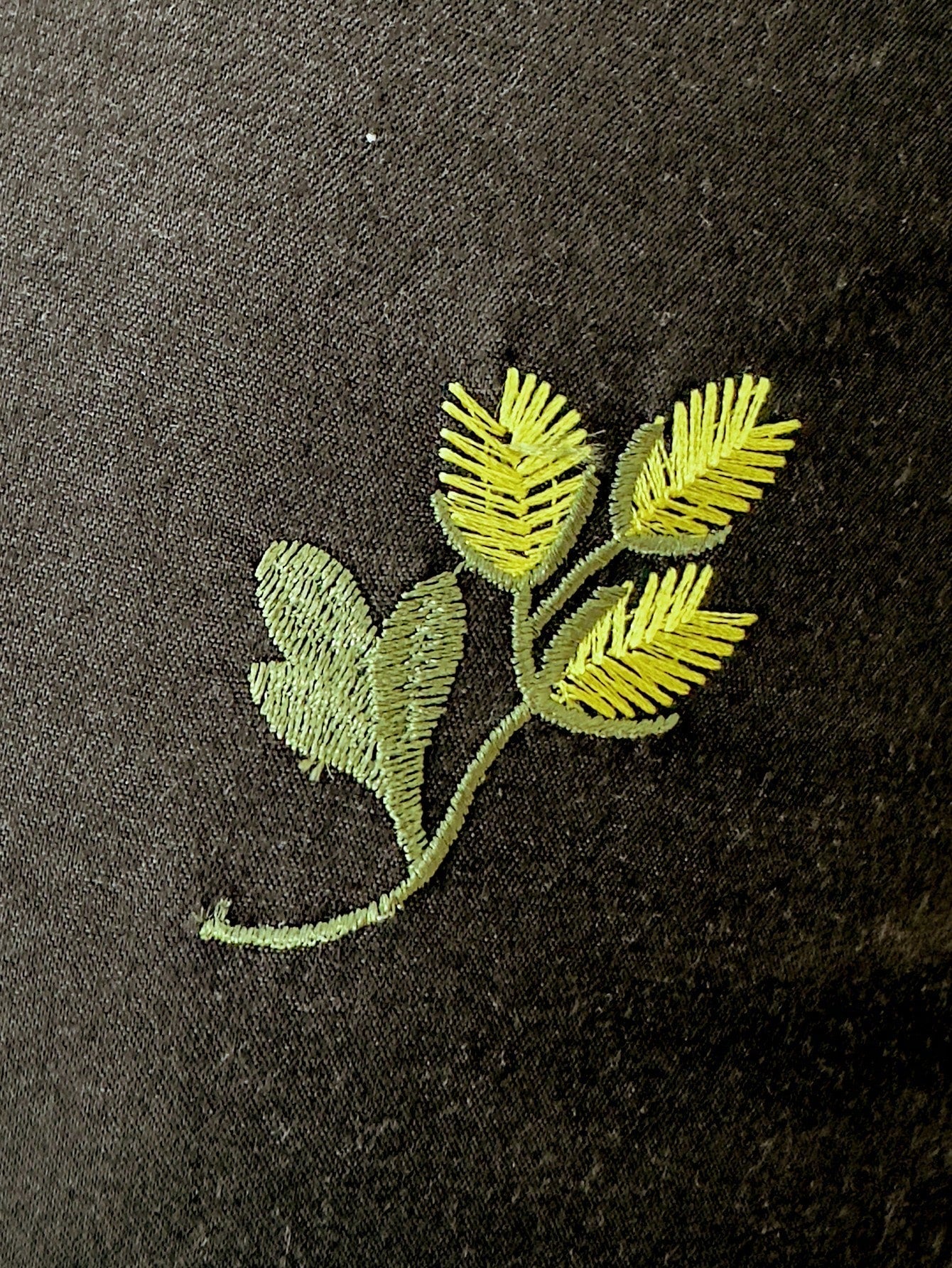 Kussenslopen - StarMoon - Geborduurd Design - Zwarte Katoen