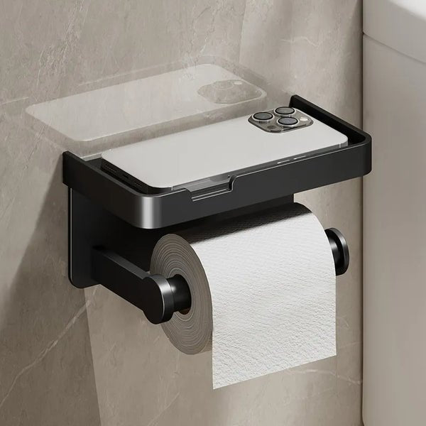 Toiletrolhouder - LuxiPro - Wandmontage - Badkamer Organizer