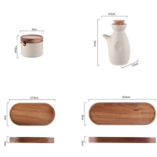 Specerijenpot Set - PureEssence - Rustieke Design - Keukenopslag