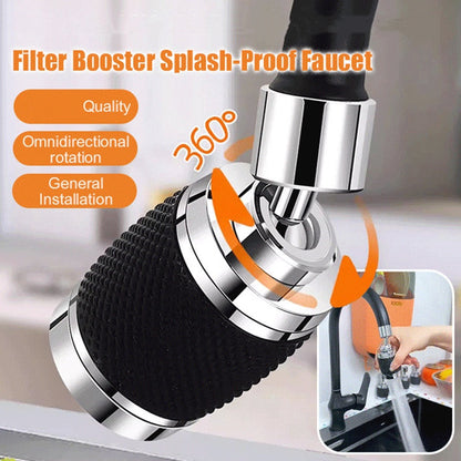 Kraanfilter - AquaFlow - 360 Graden Rotatie - Anti-Spat Ontwerp